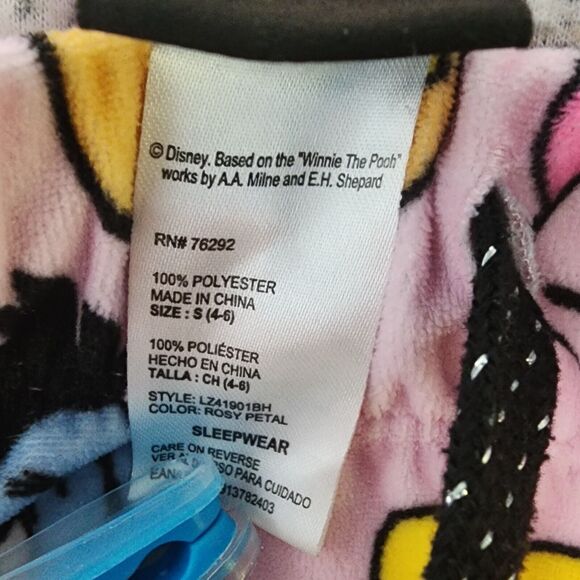 Disney Winnie The Pooh Fleece Lounge Pajama Pants Sleepwear Women's Small - Picture 6 of 7
